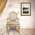 thumbnail image 3 of Foschino, Suzanne 17x24 Gold Ornate Wood Framed with Double Matting Museum Art Print Titled - Kayaks Teal, 3 of 4