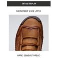 thumbnail image 7 of Men's Shoes, Short Boots, Sewn Leather Boots, High-top Leather Flat Soles, Outdoor Workwear Casual Shoes, 7 of 7
