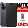 thumbnail image 1 of Matte Tempered Glass For iPhone 16 13 15 11 14 12 17 Pro Max 17 Air Screen Protector For iPhone 13 Mini SE 6 7 8 Plus XR XS X, 1 of 6