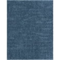 thumbnail image 3 of Unique Loom Davos Shag Collection Area Rug - Solid (10' x 13' 1" Rectangle Marine Blue), 3 of 7