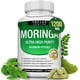 thumbnail image 1 of Cápsulas de Moringa de 1200 mg – Polvo puro de moringa oleifera Leaf Superalimento rico en antioxidantes, salud de la piel y apoyo inmunológico, superalimento verde natural, 1 of 3