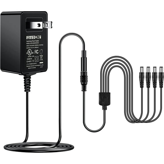 FITE ON UL Listed AC Adapter Charger Replacement for Lemax 84428 4.5V Lighted Accessory Switching Power Cord