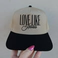 thumbnail image 2 of Love Like Jesus Embroidered Hat, Faith-Inspired Fashion Accessory for Christian Events, Worship, and Casual Streetwear, Ideal Gift for Believers, 2 of 5