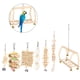 thumbnail image 5 of Juego de juguetes para loros con puente de madera, 7 unidades por paquete, juego de juguetes para loros, juego de juguetes para loros ambientales, tecnología innovadora, 5 of 8