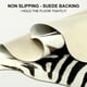 thumbnail image 5 of Alfombra BENRON Zebra en blanco y negro para salón y dormitorio, 140 x 160 cm, 5 of 7