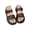stag126-Black, variant on BRICH Women's Thick Platform Sandals Adjustable Strap Footbed Sandals Arch Support Summer Beach on Leather Flat Sandal White 8