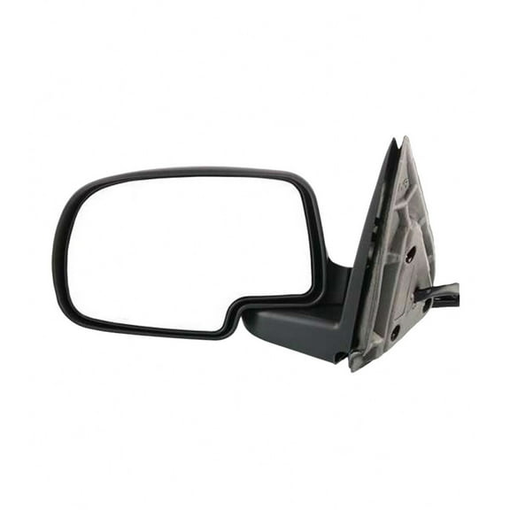 For Chevy Avalanche 1500 2003 2004 2005 2006 Door Mirror Driver Side | Power | Heated | w/ Body Cladding | Gloss | Replacement For 335-5401L3ELH, 88987063 | GM1320295