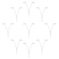 thumbnail image 4 of Miangastore Swimming Pool Cleaning Tools Plastic 10Pcs 2.1In X 1.6In X 0.3In, 4 of 8