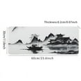 thumbnail image 4 of Landscape Ink Painting Large Gaming Mouse Pad Computer HD Keyboard Pad Mouse Mat Desk Mats Natural Rubber Anti-Slip Office Mouse Pad Desk Accessories, 4 of 9