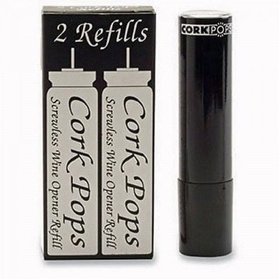 Replacement Corkscrew - Cork Pops Refill Cartridges - Set of 6, Legacy Wine Opener Replacement 3 Box Set