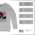 thumbnail image 6 of Just a Girl Who Loves Bigfoot Women's Long Sleeve T-shirt Sasquatch Fan Cryptid Cute Gift Vintage Sunset Wildlife Camping, 6 of 7