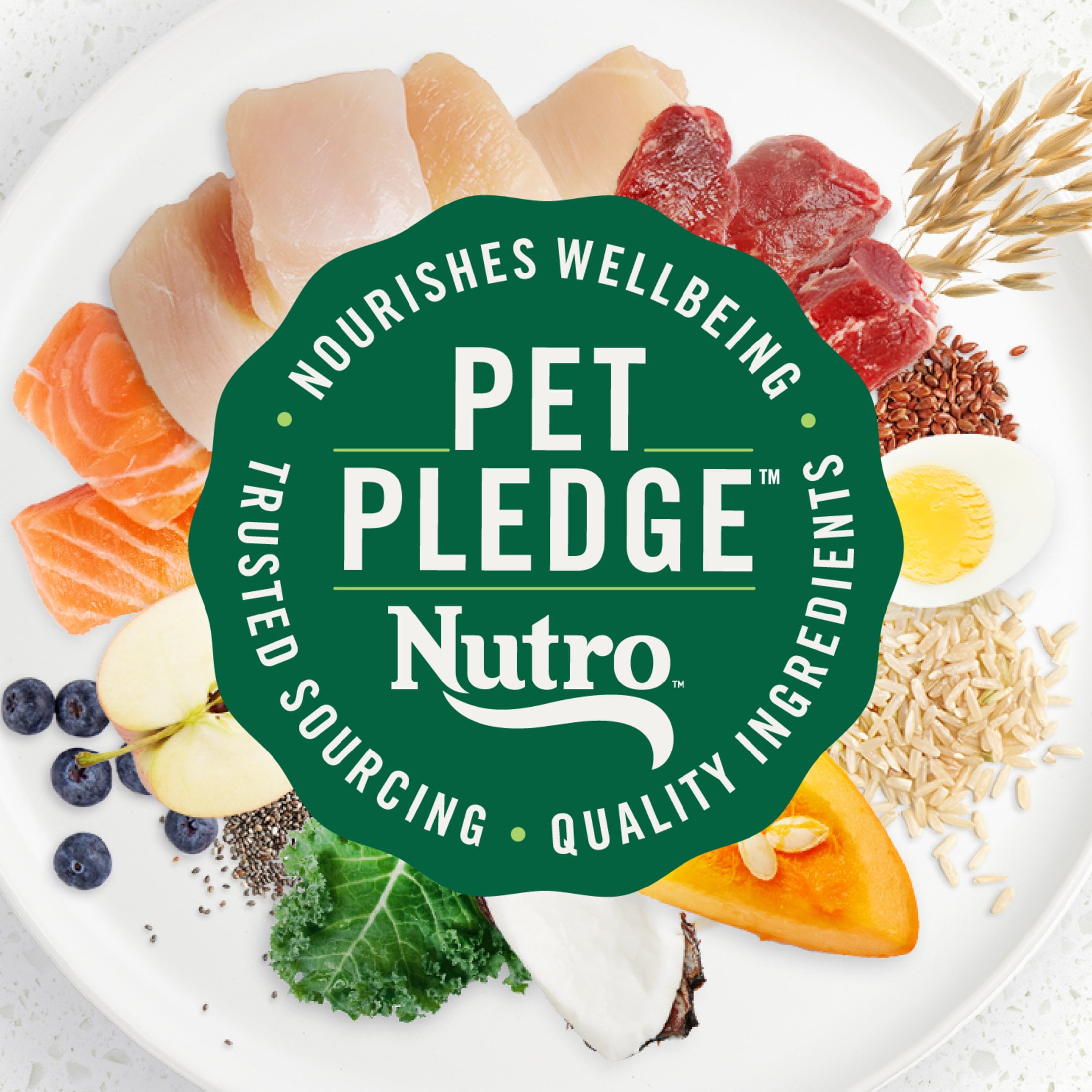 Nutro Ultra Adult Small Breed Dry Dog Food, Chicken, Lamb and Salmon Protein Trio, 22 lb Bag