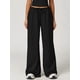 thumbnail image 4 of Pantalones Deportivos Casuales Holgados de Pierna para Mujer, Rectos, de Tiro Bajo, con Bolsillos con Cordón Elástico Negro L, 4 of 7