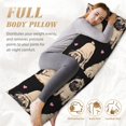 thumbnail image 3 of KLL Ultra Soft Microfiber Body Pillow Cover/Pillowcases 20"x54" with Hidden Zipper Closure-French Bulldog, 3 of 5