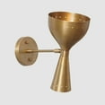 thumbnail image 2 of Two Light Articulated Sconce Mid-Century Modern Stilnovo Style Brass Wall Lamp, 2 of 3