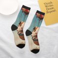 thumbnail image 4 of Goofa Hot Air Balloon Guinea Pig Pattern Children's Crew Socks, Kids' Daily Wear and Sports Socks, Breathable Socks, Sports Socks, Moisture-Wicking Socks for Children, 4 of 6