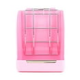thumbnail image 2 of Walbest Rabbit Feeder Bunny Guinea Pig Feeder Guinea Pig Feeder Chinchilla Plastic Food Bowl (Pink), 2 of 7