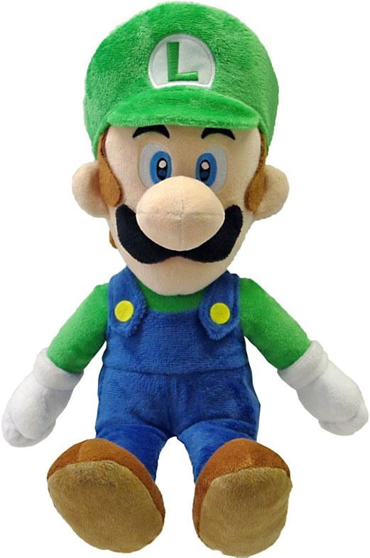 Official Super Mario Bros Luigi Green Plush Soft Toy 7.5" Sanei Japan Import 