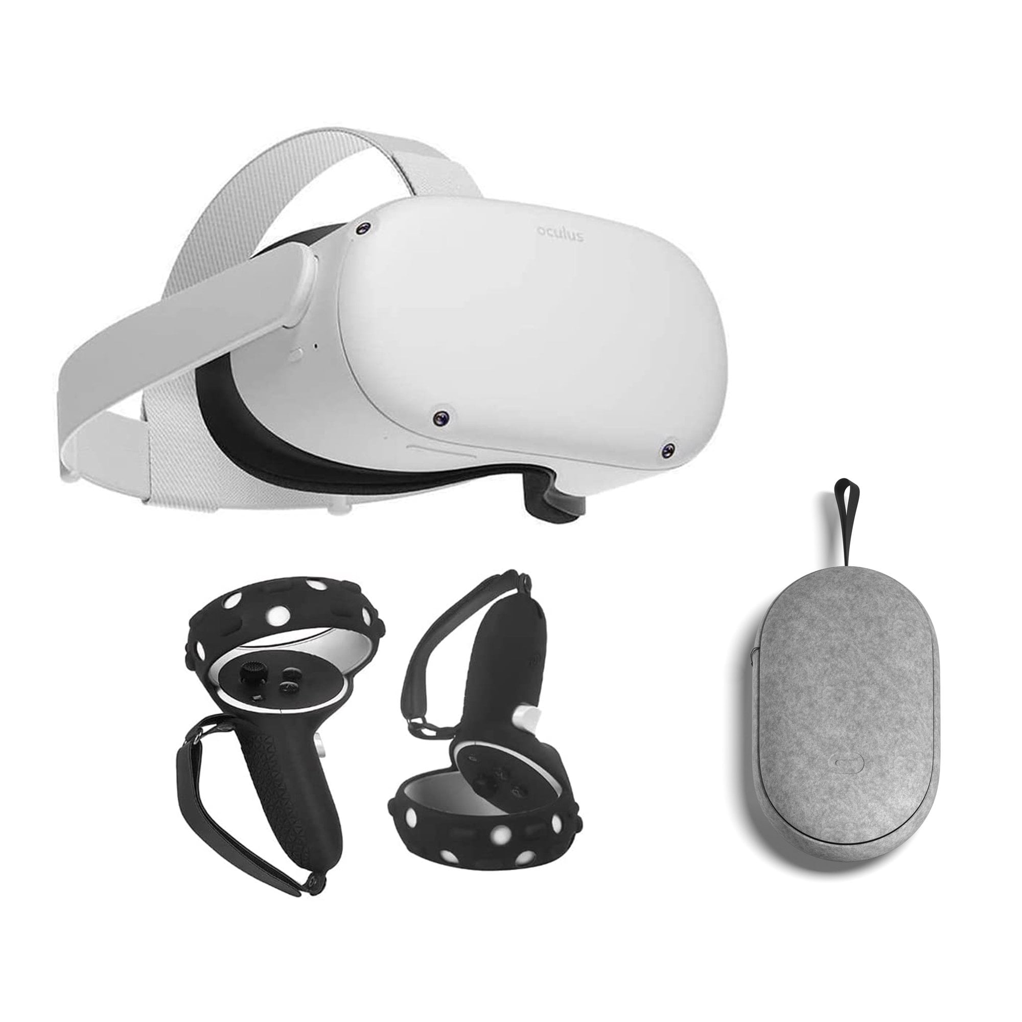 følgeslutning pilot arbejde Oculus Quest 2 All-In-One VR Headset 128 GB - with Bundle with Quest 2 ( Oculus) Carrying Case and Mazepoly Accessories - Walmart.com