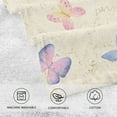 thumbnail image 3 of Watercolor Butterflies Towels 2 Piece Cotton Hand Towels, Highly Absorbent Towels for Bathroom, Hotel, Gym and Spa 28 X 16 Inches, 3 of 7