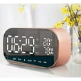 thumbnail image 1 of Spegels digital väckarklocka med Bluetooth-högtalare, upplyst väckarklocka med LED-display och väckarklocka för hemmakontor, 1 of 5
