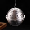 thumbnail image 4 of Joernso Stainless Steel Loose Leaf Tea Filter Infuser Seasonings Strainer with Chain, 4 of 7