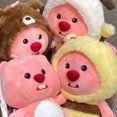 thumbnail image 2 of Muñeco de peluche de 35 cm con dibujos animados de Zanmang Loopy, muñeco de peluche de castor kawaii, muñeco de cosplay, juguete para niños, regalos para el día de San Valentín, 2 of 5