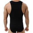 thumbnail image 6 of hopeusnice Men's Solid Color Sportswear Fall Lightweight Comfyfit Workout Exercise Loose Loungewear Sleeveless Jumpsuits Gymwear Pants Casual Clothing for Male, 6 of 8