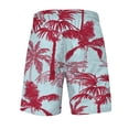 thumbnail image 5 of XINPING Plus Size Beach Shorts Men Slim Fit Tropical Print Quick Dry Beach Swimming Shorts with Pockets Anti-Chafe Summer Swimwear, 5 of 5