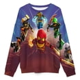 thumbnail image 4 of Ninjago Unisex Pullover Hoodie Fashion Round Neck Sweatshirts Sweater For Mens Womens, 4 of 6