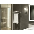 thumbnail image 2 of Dia 22" Wall-Mounted Towel Shelf with Bar in Satin Nickel, 2 of 2