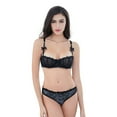 thumbnail image 2 of Soutien-Gorge Balconnet en Dentelle Non Doublé Demi-Cup avec Armature, 2 of 5