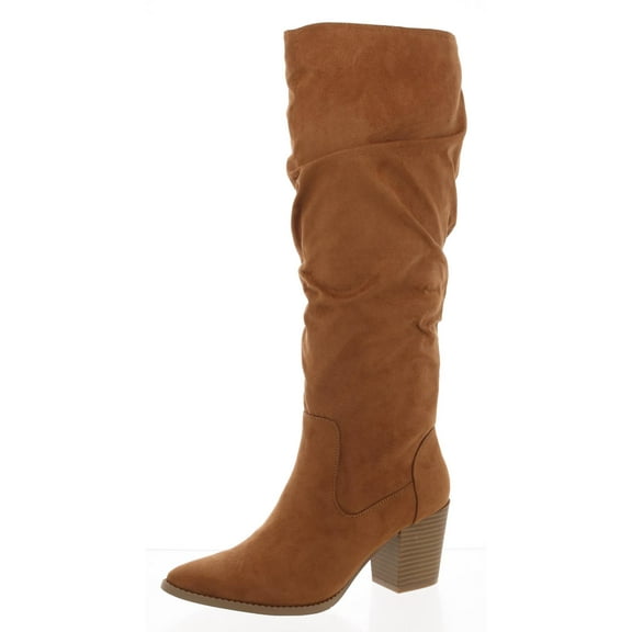 Sun Stone Womens Block Heel Knee-High Boots