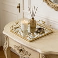 thumbnail image 4 of JZCHUNTOY Iron Bird Mirror Tray 1PC, Elegant Design, Durable Material, Great for Jewelry and Cosmetics Display, 4 of 7