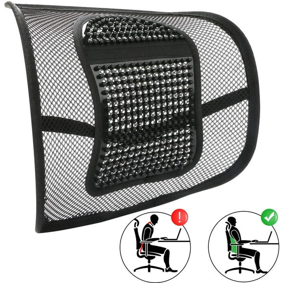 Lumbar Support Mesh, Massage Lumbar Support Ergonomic Back