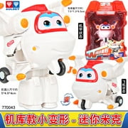New Hot Super Wings 2" Scale Mini Transforming Anime Deformation Plane Robot Action Figures Transformation Toys Gifts For Kids