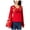 Red - realred, variant on I.N.C Womens Femme Pullover Blouse, Red, Medium