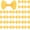 Bright Yellow, variant on 60-Pack 1.5 Inch Mini Ribbon Bows|Premium Polyester Craft Bows for Gift Wrapping, Wedding Favors, DIY Hair Accessories, Christmas & Party Decoration [Light Gray]