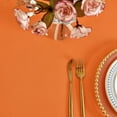 thumbnail image 2 of KAIPHO Orange Rectangle Tablecloth Waterproof Stain Resistant Wrinkle Free Table Cloth 210GSM Polyester Wipeable Table Cover for Party, Banquet - Rectangular/Square, 54 x 54 inch, 2 of 8