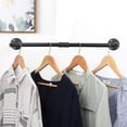 thumbnail image 3 of 22" Coat Rack Wall-Mounted Steel Pipe Coat Rack, Storage Coat Rack, 3 of 3