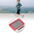 thumbnail image 4 of Pedometer, Large LCD Screen Step Counter Waist Clip 2 Measure Units Lightweight  For Elderly For Exercise Red, 4 of 8