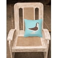 thumbnail image 2 of Carolines Treasures BB8117PW1818 Large Pigeon Blue Check Fabric Decorative Pillow, 18 x 18 in., 2 of 2