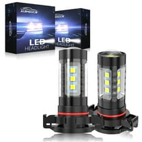 2x LED Fog Light H16 5202 For Chevy Camaro 2010 2011 2012 2013, 6000K 3600LM Xenon White Lamp Replacement
