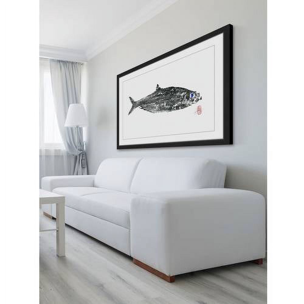 "The Mastermind" Framed Painting Print