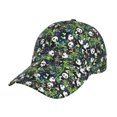 thumbnail image 1 of Fotbe Fun Panda Playing With Bamboo Leaves Gorro Clásico de Béisbol, Gorra Ajustable con Broche Snapback, Gorro de Exterior de Algodón Suave, 1 of 6