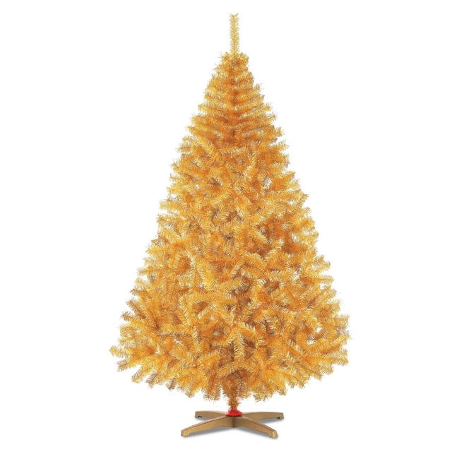 Árbol de Navidad Naviplastic Monarca de Lujo color Oro de 220 cm
