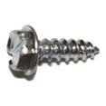 thumbnail image 1 of #7 x 1/2" Zinc Plated Steel Slotted Hex Washer Head Sheet Metal Screws, 1 of 1