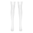 thumbnail image 2 of DPOIS Woman's Sheer High Thigh Pantyhose Stocking Lingerie, 2 of 5