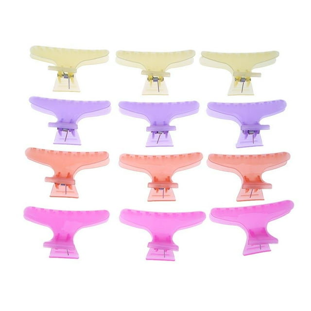 Broches de salón para cabello Ehuebsd pasadores de pelo de Mariposa Negra diseño de peinado 12 Uds.