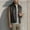 Black, variant on Men's Long Sleeve Fashion Motorcycle Solid Color Zipper Pocket Leather Long Sleeved Jacket Hoodies Men Black L